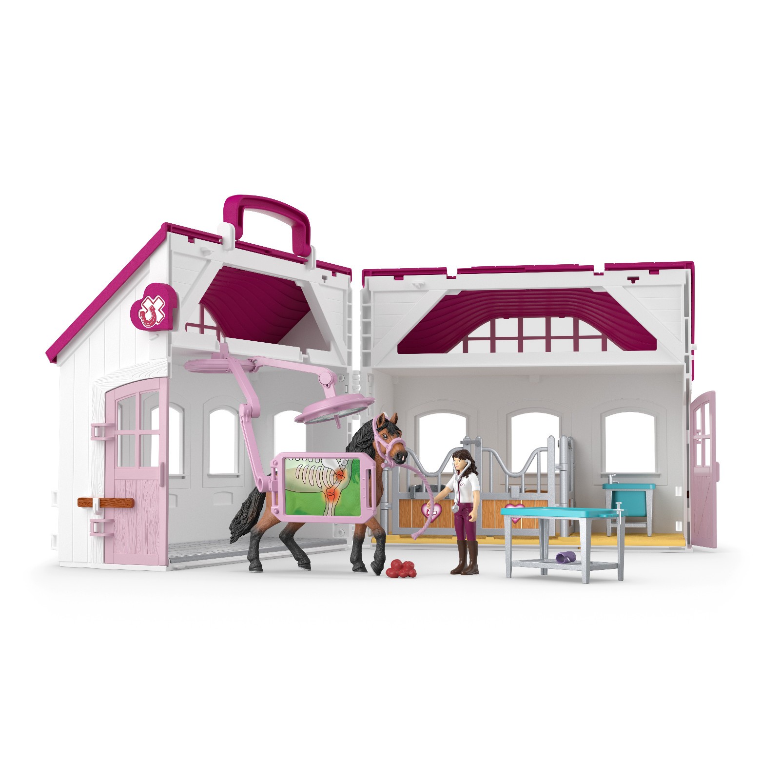 Schleich 42787 Happy Horse Hospital Horse Club playset horses toy Vet Veterinary