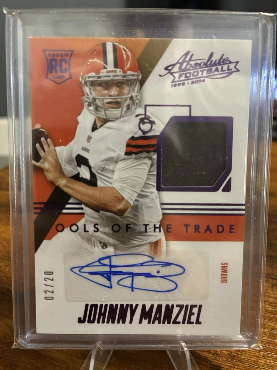 激レア　試合告知用タペストリー ジュニーニョ Johnny Manziel Football Cleveland Browns Sports Trading Cards for