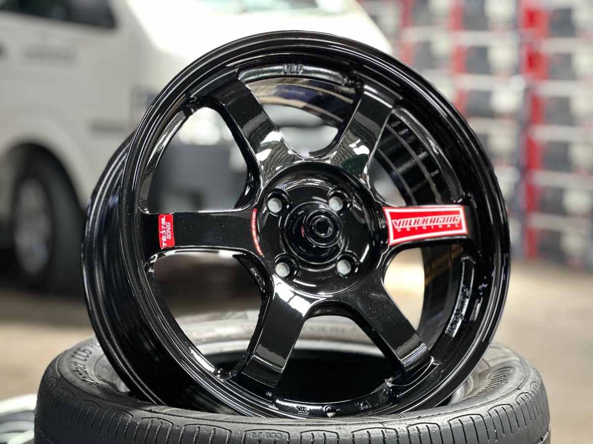 New 16x6.5 VLF TE37 Sonic Design (4 Wheel) 4x100 fit HONDA TOYOTA