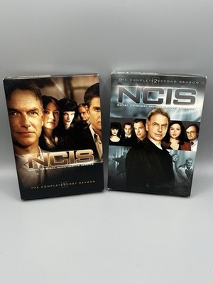 NCIS The Complete 1 - 2 Seasons DVD Mark Harmo - Excellent Condition