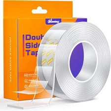 Upgraded Double Sided Tape Heavy Duty,Extra Large Nano Double Sided Adhesive Mou