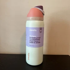 Owala "Surf's Edge" 32oz Free Sip Stainless Steel Water Bottle NEW