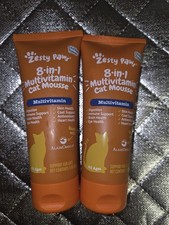 Zesty Paws Cat Chicken Mousse 8-in-1 Multivitamin 3 oz Exp 03/2027 Lot Of 2