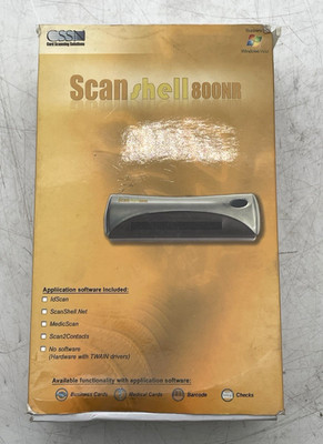 ScanShell 800NR Card Scanner - Open Box