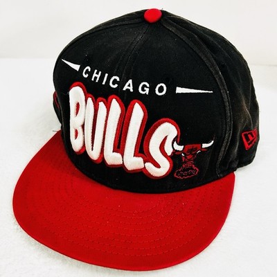 Chicago Bulls New Era Wordmark Classics 9FIFTY Snapback Hat Cap Adjustable NBA