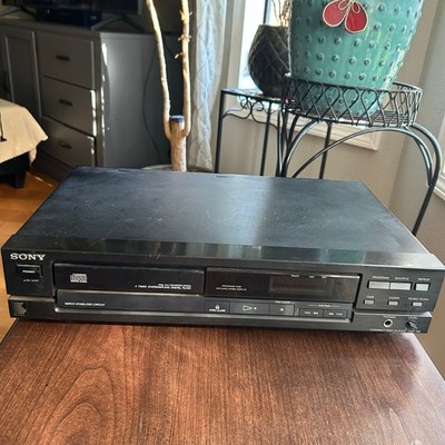 Sony CDP-190 CD Player Compact Disc Digital Audio | Tested Working cord no rem