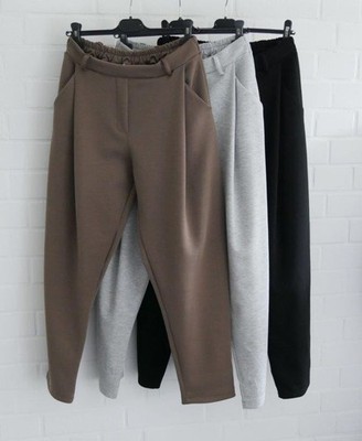 Xuna Damen Scuba Hose Baggy Boyfriend viele Farben Viskose Onesize 38-42 62701