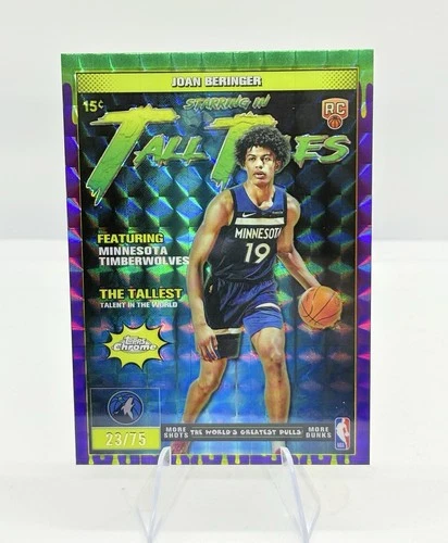 2025 Topps Chrome Joan Beringer Refractors Purple (RAW)