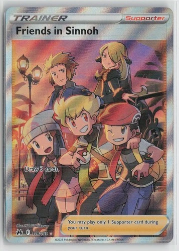 Friends in Sinnoh 149/159 Ultra Rare Crown Zenith Pokemon NM