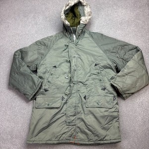 Veste Militaire N-2B Alpha Industries – Homme – Vert Moyen – Taille M – Occasion