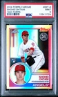 SHOHEI OHTANI 2018 CHROME 1983 TOPPS ROOKIE RC #83T-6 PSA 9 MINT! DODGERS JAPAN!
