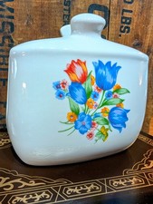 Vintage Ceramic Napkin Holder in the Corning Corelle Fresh Cut pattern Antique