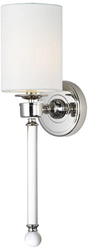 Maxim Lucent 21" High Polished Nickel Wall Sconce - Picture 1 of 6
