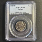 1938-D Buffalo Nickel PCGS MS66