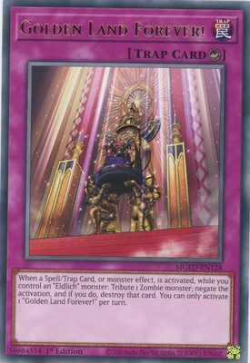 Yugioh Goldenes Land Für immer! MGED-DE128 Rare 1st NM x3 Play Set