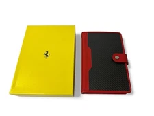FERRARI F1 RED LEATHER CARBON FIBER AGENDA F399 | SCHEDONI | BUSINESS ORGANIZER