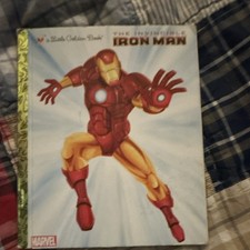 Golden Books Little Golden Book Invincible Iron Man Hardcover Ages 4-8 Superher…