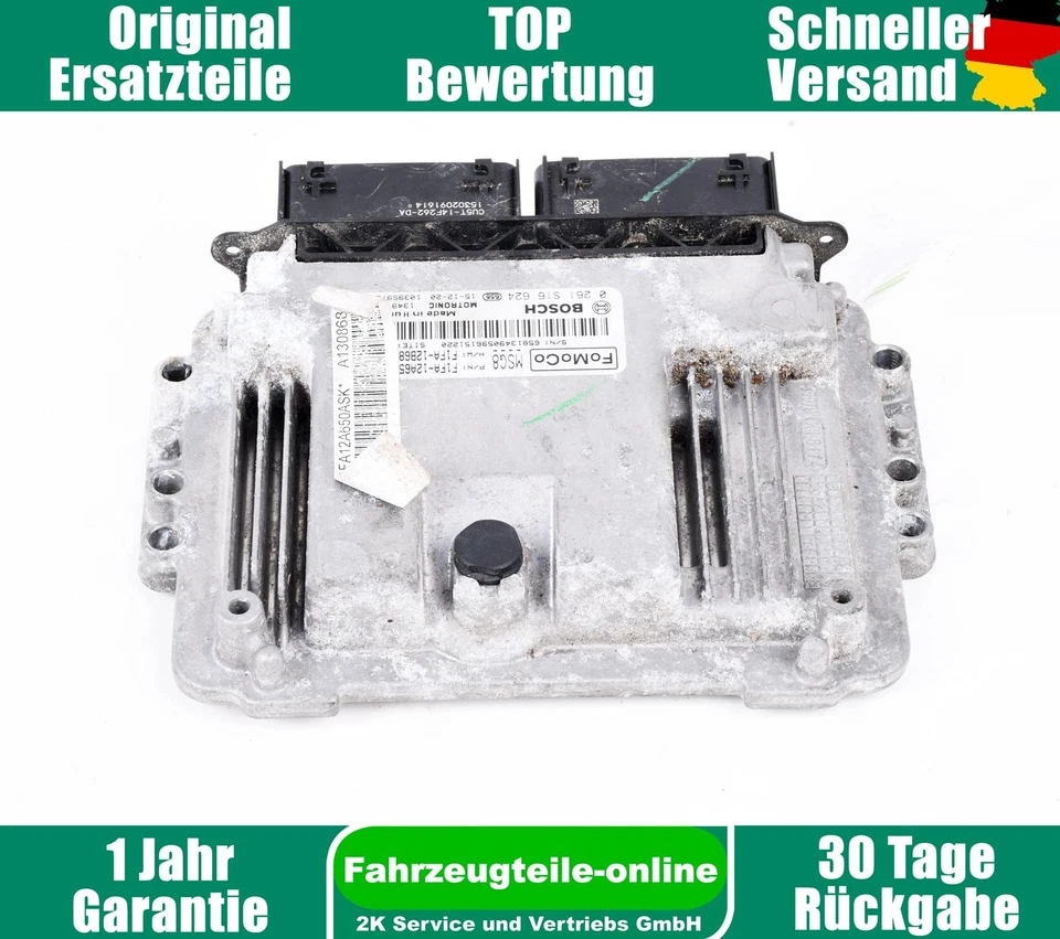 Ford Focus III F1FA12A650ASK Centralina Motore ECU 1.0 - Immagine 3 di 4