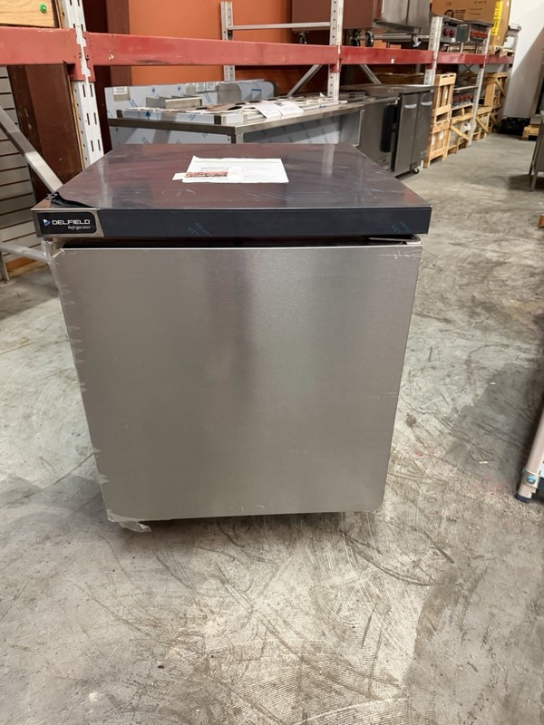 Delfield GUR27P-S 27”W undercounted refrigerator w 1 section & 1 Door 115v