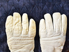 Dakine Maverick Ski Snowboard Gloves Men's Size Small White Genuine Leather
