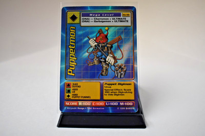 Puppetmon Bo-96 Holo Foil Digi-Battle Series 2 - 1999 Digimon Card Bandai - LP