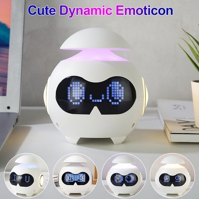 Emotionen Wecker Nachttisch-Digitaluhr Nachtlicht Bluetooth-Lautsprecher Tragbar
