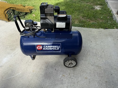 #ad Campbell Hausfeld Portable Tank Air Compressor w Gauge Blue Black $479.99