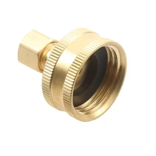 Everbilt 3/4 in. FHT x 1/4 in. O.D. Compression Brass Adapter Fitting LFA-696