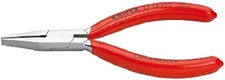 KNIPEX Tools 37 13 125 Smooth Jaw Flat Nose Electronics Pliers, 5-Inch