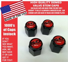 Billet Fits For Ford 5.0 Red Coyote Mustang Cobra Shelby Gt Valve Stem Caps Billet Fits For Ford 5.0 Red Coyote Mustang Cobra Shelby Gt Valve Stem Caps