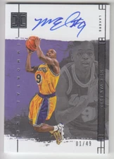 2023-24 Panini Impeccable Lakers Nick Van Exel Immortal Ink Auto 01/49 1/1