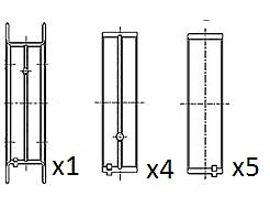 FAI AutoParts BM1009-STD Crankshaft Bearings For CitroËN Fiat Iveco Peugeot UAZ-image
