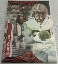 2022 Panini Illusions Football Nick Chubb Cleveland Browns base card #22