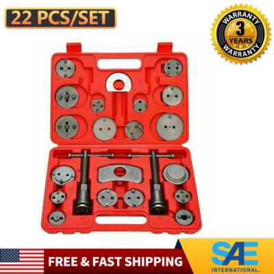 #ad 22PCS One Set Universal Car Disc Brake Caliper Piston Rewind Wind Back Tools $9.00