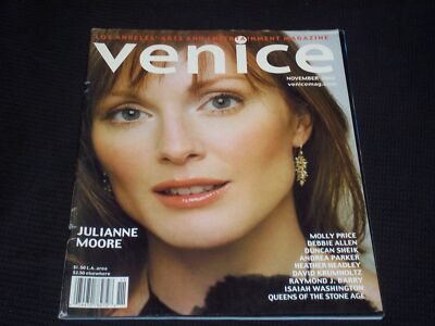 2002 NOVEMBER VENICE MAGAZINE - JULIANNE MOORE FRONT COVER - L 7210