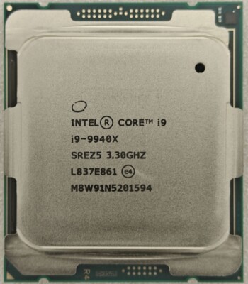Intel Core X-Series i9-9940X LGA-2066 X299 CPU Processor SREZ5 14-Core 3.30GHz