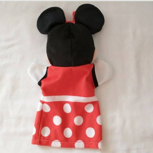 Minnie Mouse Hand Puppet Melissa Doug Baby Kids Theatre Red White Polka Dot - Picture 5 of 13