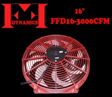 FF DYNAMICS ULTRA ELECTRIC CYCLONE COOLING FAN LOW AMP: 16" FFD16-3000CFM NEW