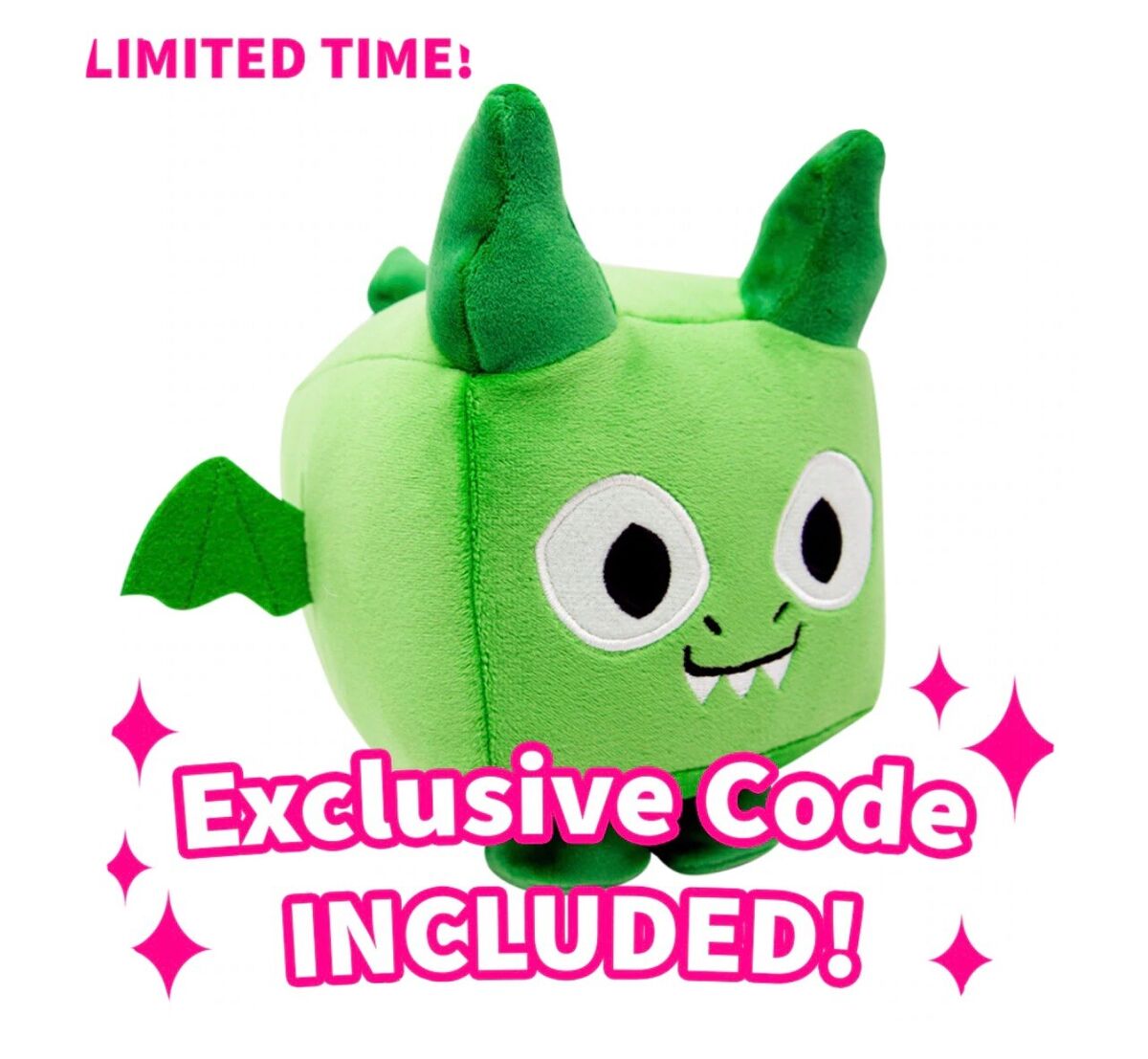 Roblox Big Games Pet Simulator X Dragon Plush Redeemable CODE INCLUDED