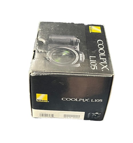 Nikon COOLPIX L105 12.1MP Digital Camera - Black With Box & CD. - Picture 4 of 7