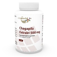 Vita World Chaga Extrakt 4:1 500Mg 100 Vegi Kaps. Betulinus Tschaga Piptoporus