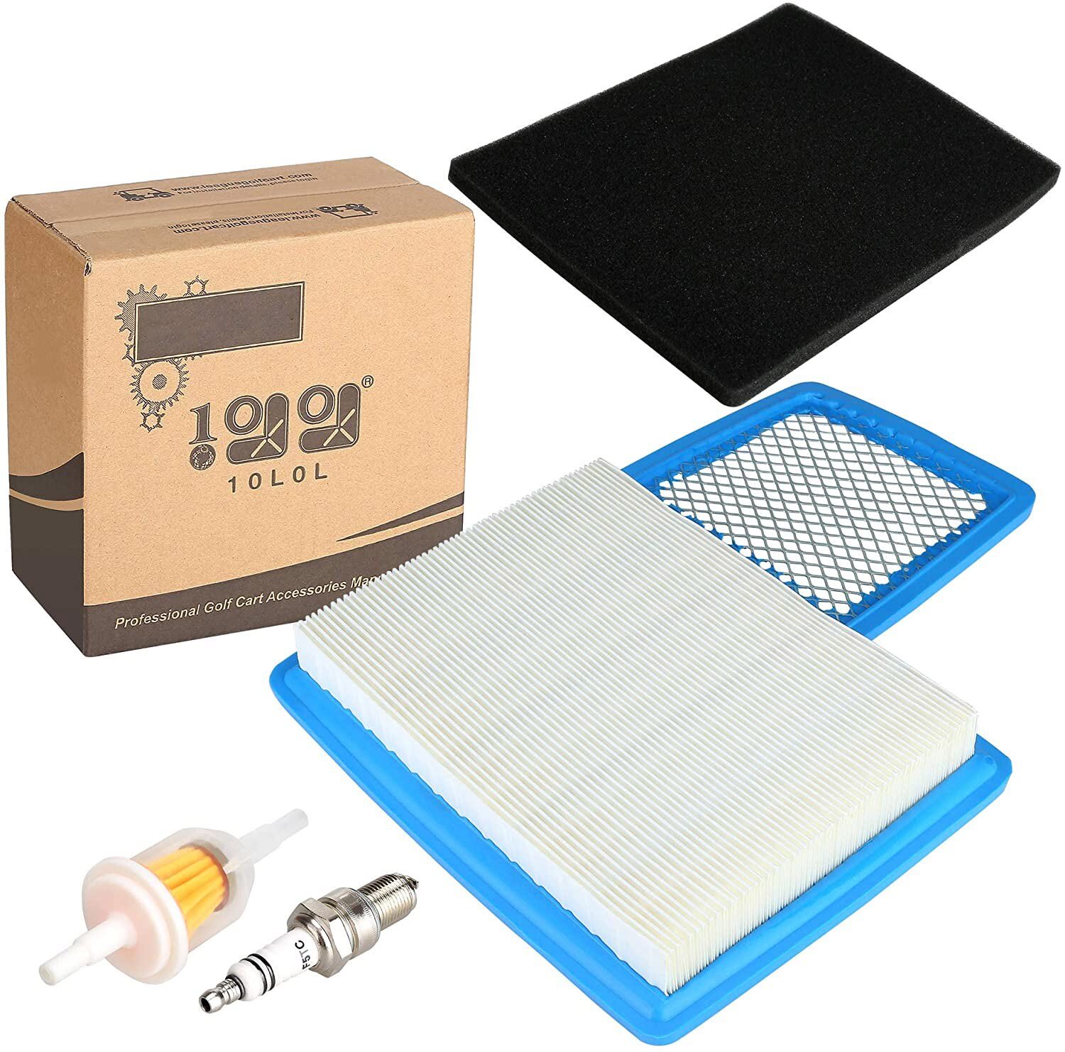 Golf Cart Air Filter Tune Up Kit for Yamaha G16-G29 Gas JN6-E4450-00 JN6-E4450-0
