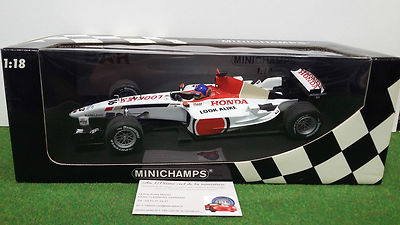 F1 BAR HONDA 005 2003 # 16 VILLENEUVE 1/18 MINICHAMPS 100030016