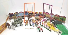 Awesome Circus Playset Over 50 Pieces; Clowns, Trapeze, Animals & MORE