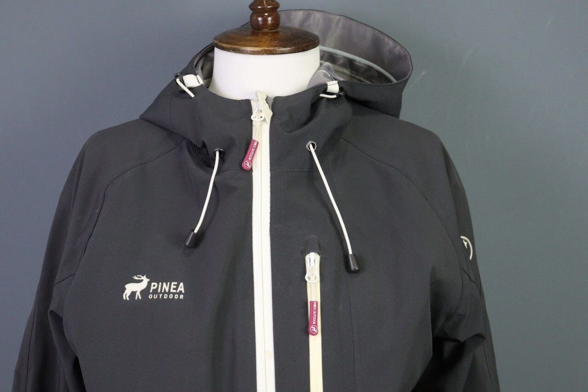 [GROVE]★23SS PINEA JACKET Pinea Outdoor Gray Hiking Ski Hooded Nylon Jacket Size EU 40