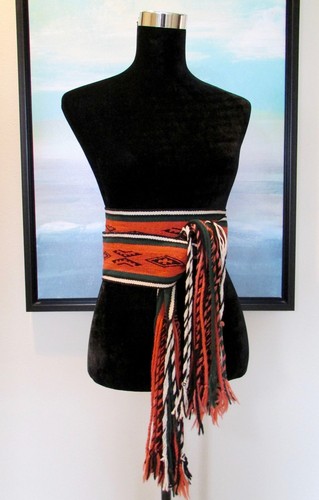 Ceremonial NAVAJO Sash Wrap Belt 