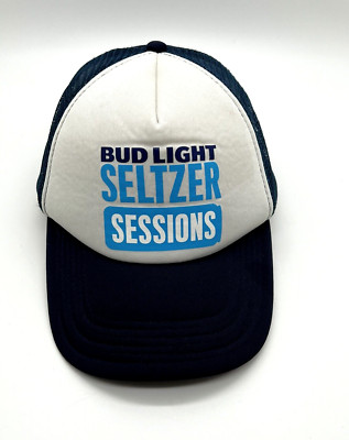 Bud Light Seltzer Sessions Snapback Trucker Hat - Post Malone Concert Mesh Cap