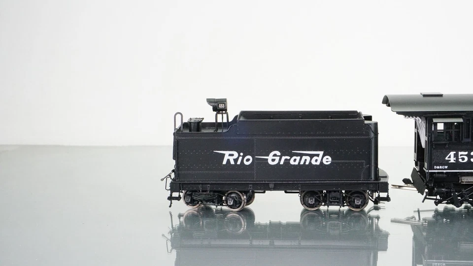 Precision Scale Iron Horse 2-8-2 K-27 Flying Rio Grande 453 On3 - Image 4 of 4