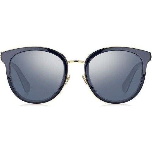 Kate Spade-Adayna/F/S 0Pjp/9U Oval Sunglasses Blue Gray Gradient Silver  Mirror 716736059808 | eBay