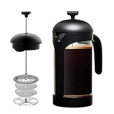 French Press Coffee/tea Maker 34 Oz With 4 Replaceable Filter Camping Large Coff